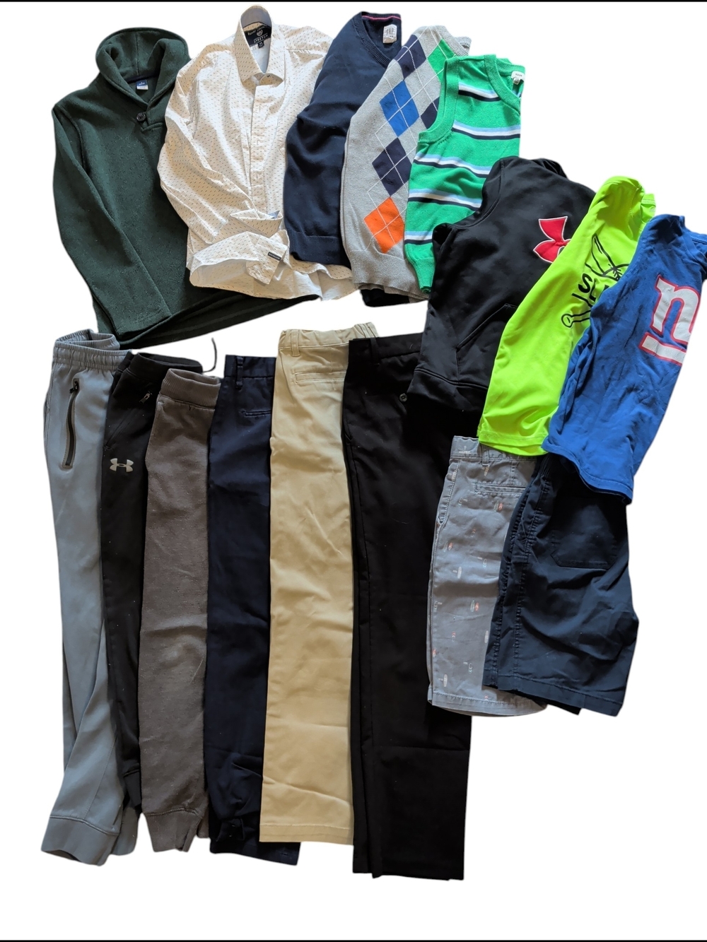 Assorted Kids Bottoms - Mixed Brands - Black, Navy, Khaki, Gray, Tan